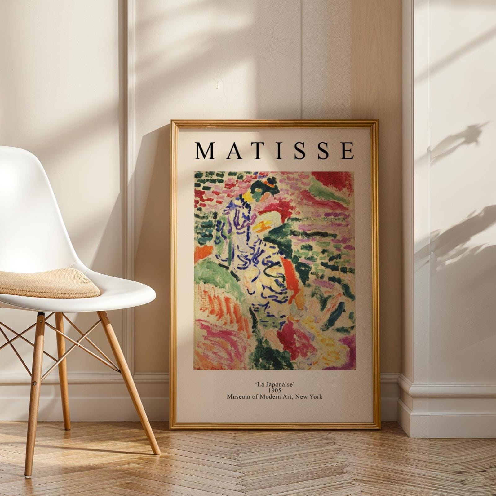 Henri Matisse Print | 'La Japonaise' Fauvist Expressionist Matte Art wall art print, modern home decor, unframed artwork by Nomad & Nest