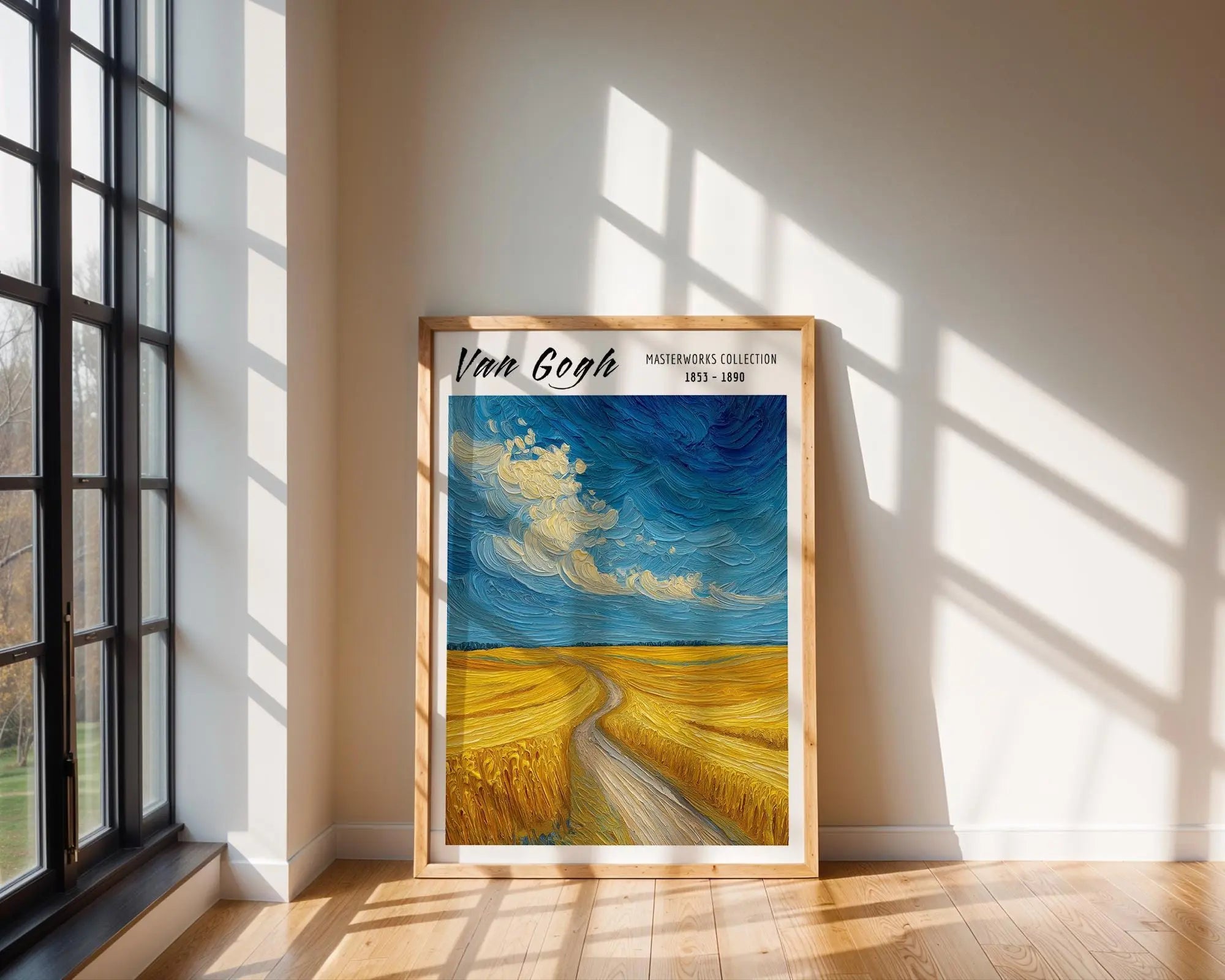 Van Gogh Print | Wheatfield  | Impressionist Landscape Wall Art wall art print, modern home decor, unframed artwork by Nomad & Nest