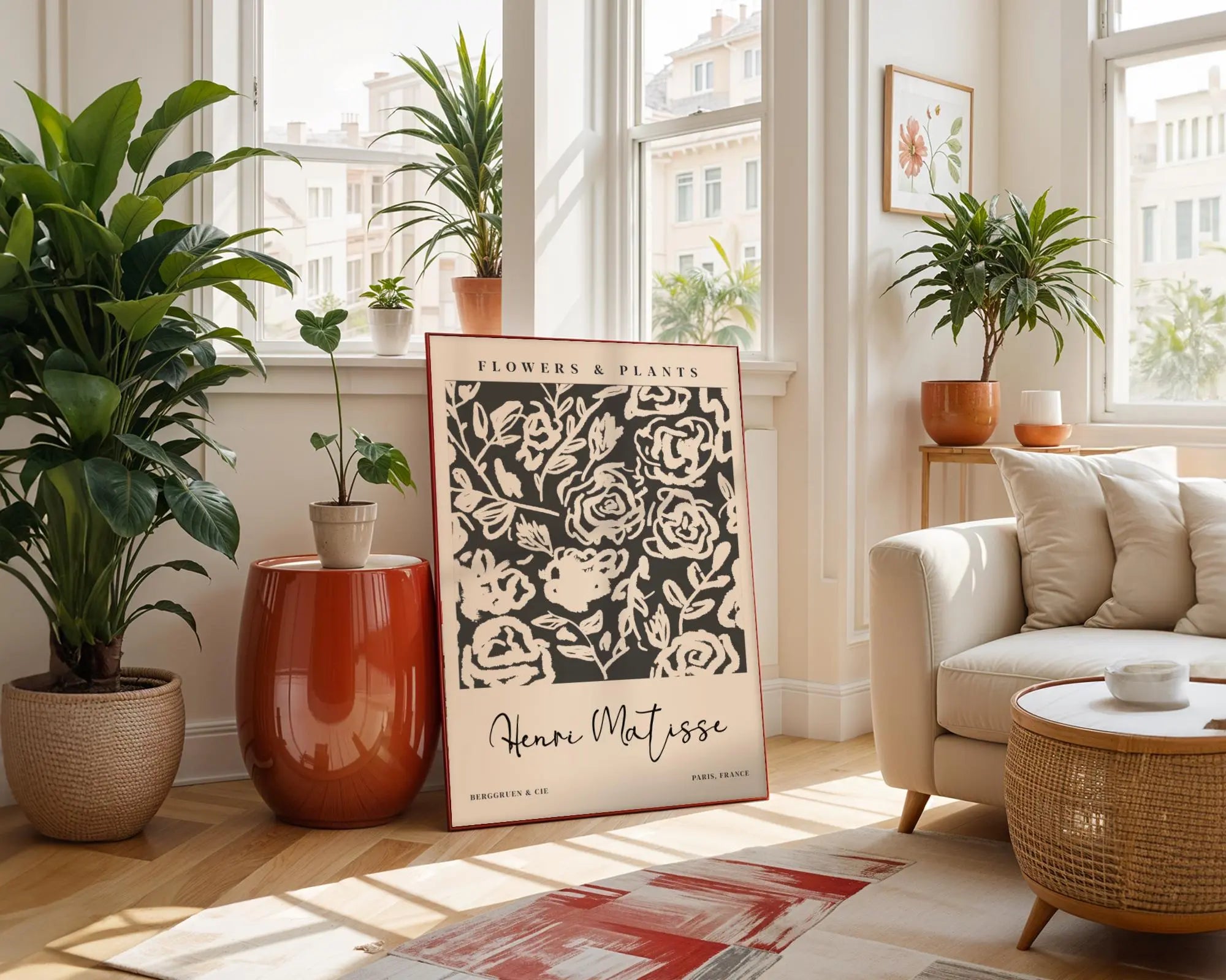 Henri Matisse Print | Floral  | Botanical Sketch, Modern Home Gallery Poster wall art print, modern home decor, unframed artwork by Nomad & Nest