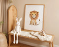 Playroom Ideas | Lion Nursery Wall Art | Safari Animal Baby Print wall art print, modern home decor, unframed artwork by Nomad & Nest