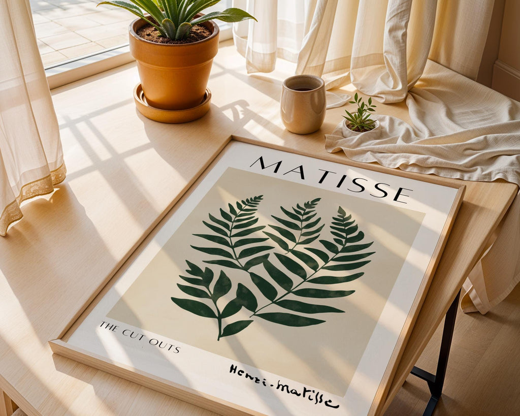 Henri Matisse Print | Inspired Fern  | Modern Botanical Wall Art wall art print, modern home decor, unframed artwork by Nomad & Nest