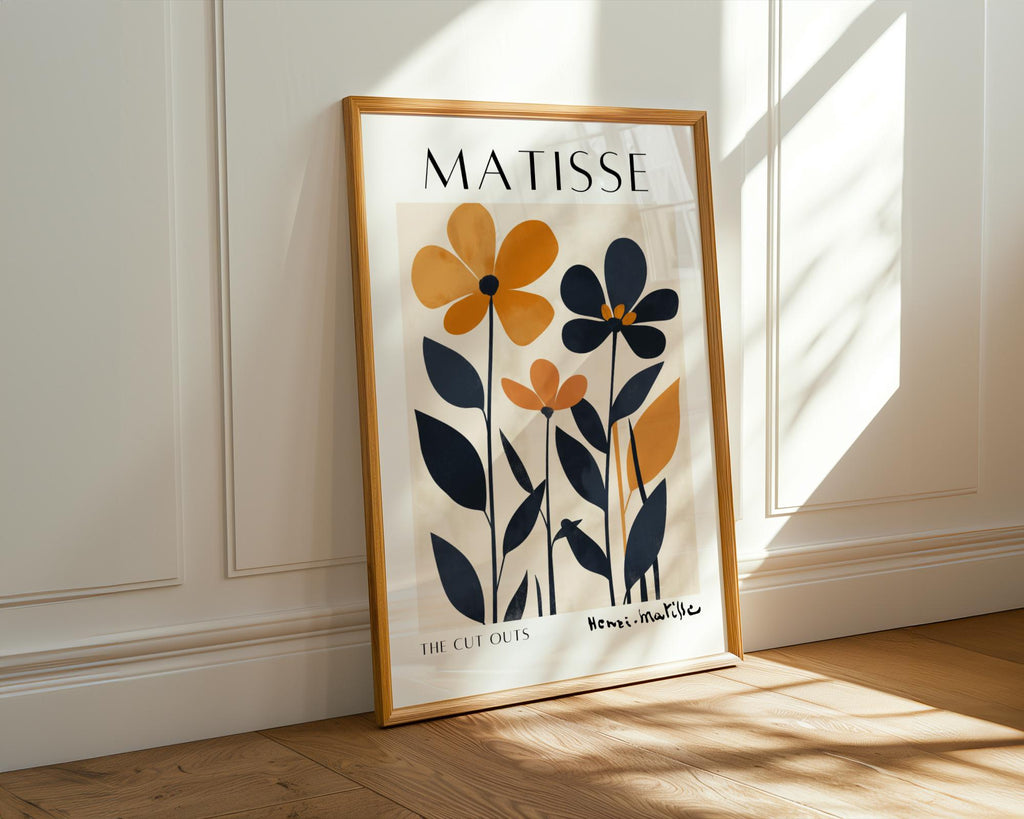 Henri Matisse Print | Inspired Floral  | Abstract Botanical Wall Art wall art print, modern home decor, unframed artwork by Nomad & Nest