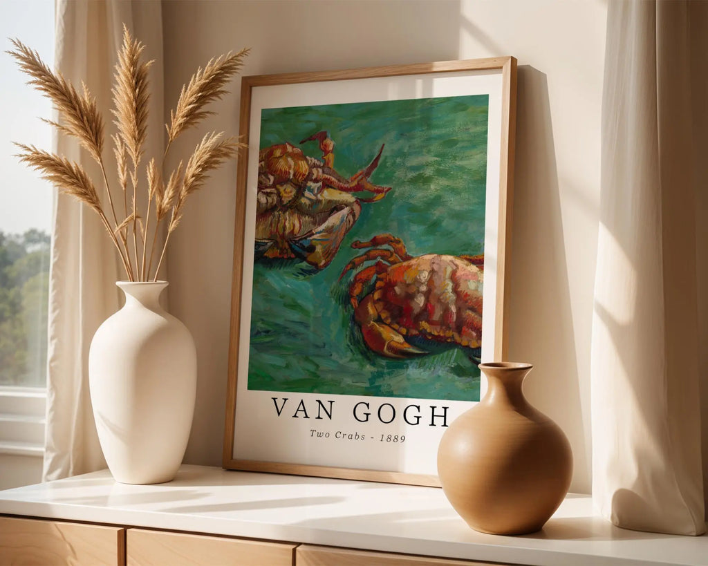 Van Gogh Print | Two Crabs  - Vintage Impressionist Coastal Art wall art print, modern home decor, unframed artwork by Nomad & Nest