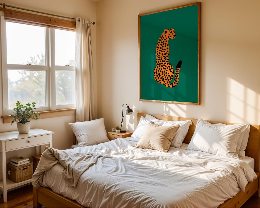 Minimalist Leopard Print | Modern Jungle Wall Art wall art print, modern home decor, unframed artwork by Nomad & Nest