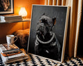 Gothic Cane Corso Art Print, Urban Dog Lover Wall Decor wall art print, modern home decor, unframed artwork by Nomad & Nest