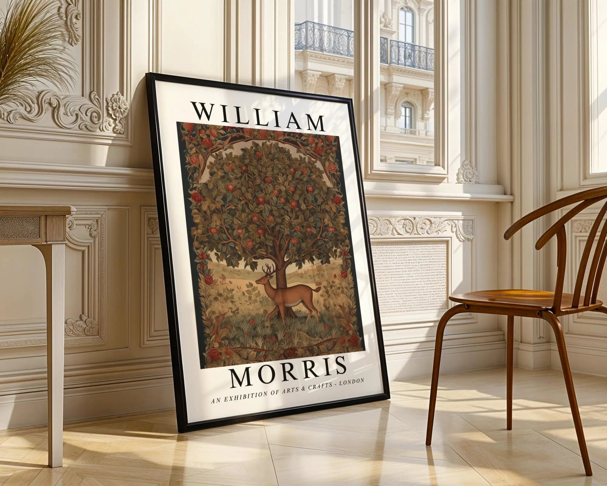 William Morris Print Deer Tapestry  | Medieval Forest Art wall art print, modern home decor, unframed artwork by Nomad & Nest