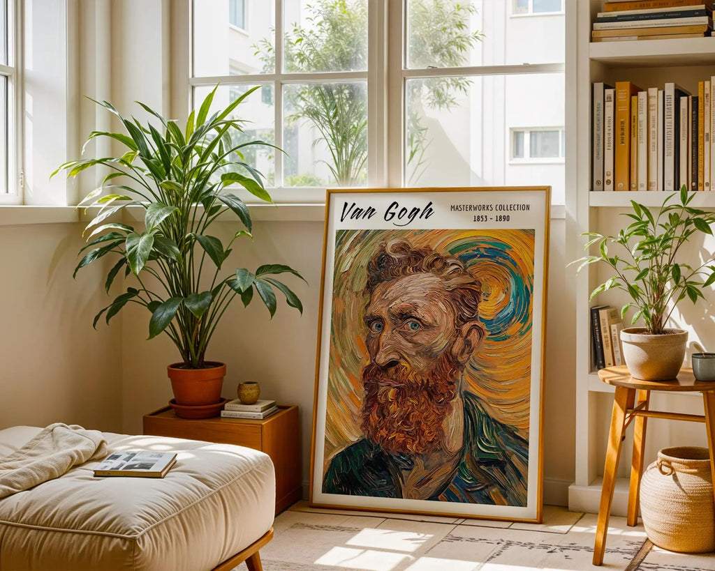 Van Gogh Print | Portrait  | Impressionist Oil Painting Wall Art wall art print, modern home decor, unframed artwork by Nomad & Nest
