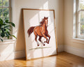 Elegant Horse Art Print | Farmhouse Wall Decor wall art print, modern home decor, unframed artwork by Nomad & Nest