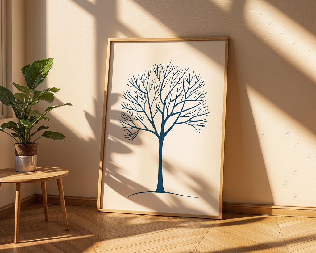 Minimalist Bare Tree Print | Modern Nature Wall Art wall art print, modern home decor, unframed artwork by Nomad & Nest