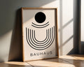 Bauhaus Poster Art Print | Abstract Circle Geometric wall art print, modern home decor, unframed artwork by Nomad & Nest