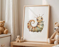 Playroom Ideas | Caterpillar Nursery Wall Art | Garden Insect Baby Decor wall art print, modern home decor, unframed artwork by Nomad & Nest