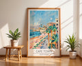 Cape Town South Africa Print | Coastal Travel Poster wall art print, modern home decor, unframed artwork by Nomad & Nest