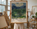 Van Gogh Print | Olive Trees  – Vintage Impressionist Mountain Landscape Art wall art print, modern home decor, unframed artwork by Nomad & Nest