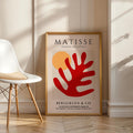 Henri Matisse Print | Red Leaf   | Abstract Cut-Out Art Poster wall art print, modern home decor, unframed artwork by Nomad & Nest