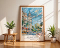 Asuncion Paraguay Print | Vintage South America Travel Poster wall art print, modern home decor, unframed artwork by Nomad & Nest