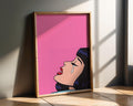 Modern Pop Art | Crying Woman Print | Vintage Comic Book Tears wall art print, modern home decor, unframed artwork by Nomad & Nest