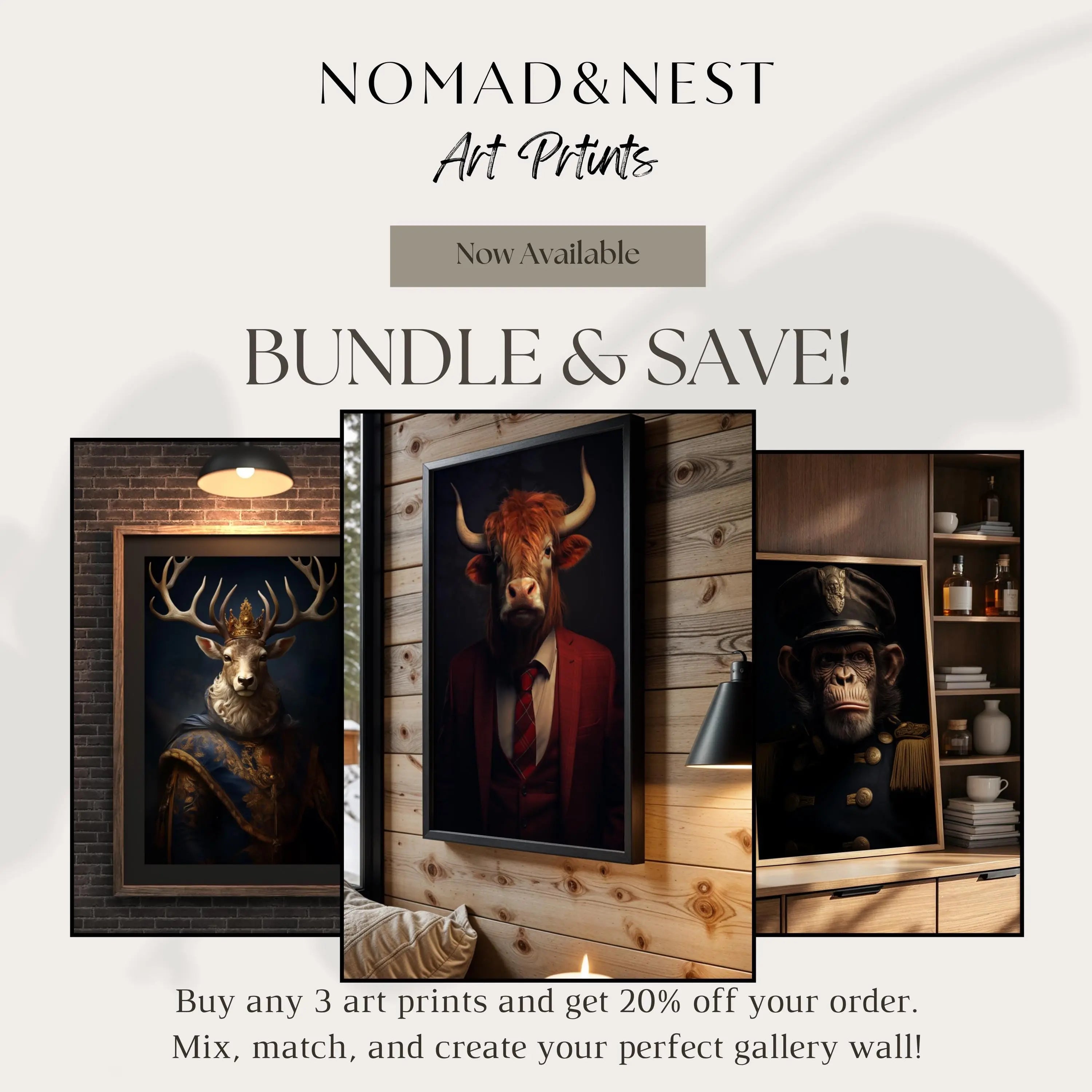 Victorian Giraffe Portrait Print | Anthropomorphic Animal Wall Art wall art print, modern home decor, unframed artwork by Nomad & Nest