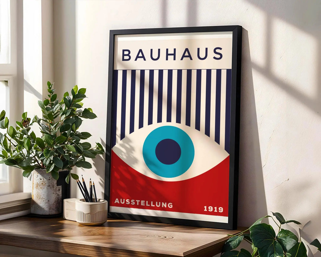 Bauhaus Poster Exhibition Art Print | Mid Century Modern Wall Decor wall art print, modern home decor, unframed artwork by Nomad & Nest