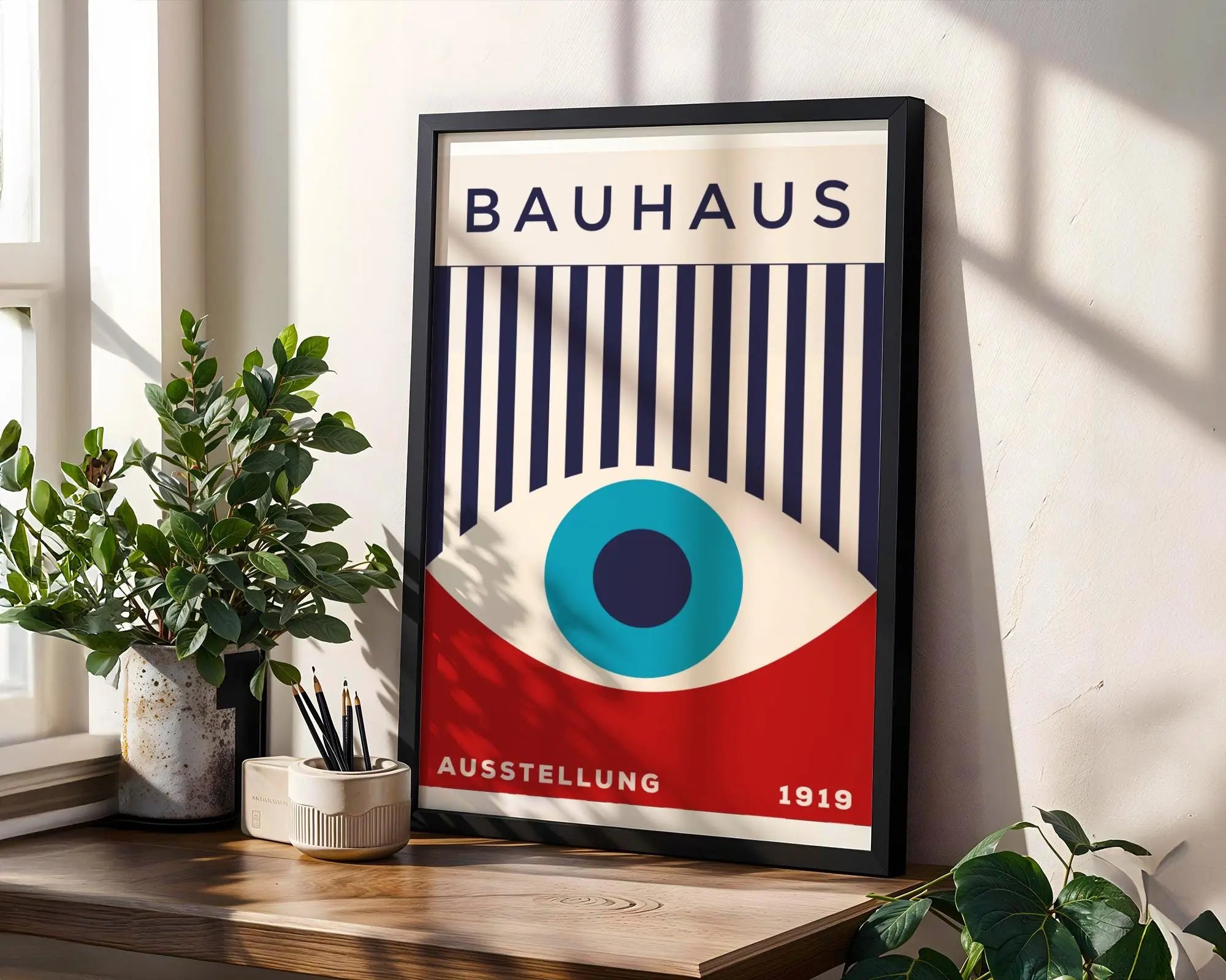 Bauhaus Poster Exhibition Art Print | Mid Century Modern Wall Decor wall art print, modern home decor, unframed artwork by Nomad & Nest