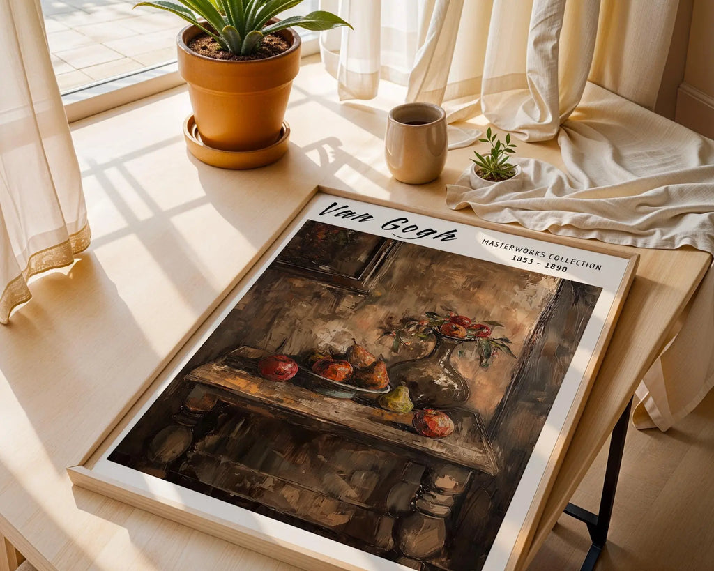 Van Gogh Print | Still Life  | Rustic Impressionist Kitchen Art wall art print, modern home decor, unframed artwork by Nomad & Nest