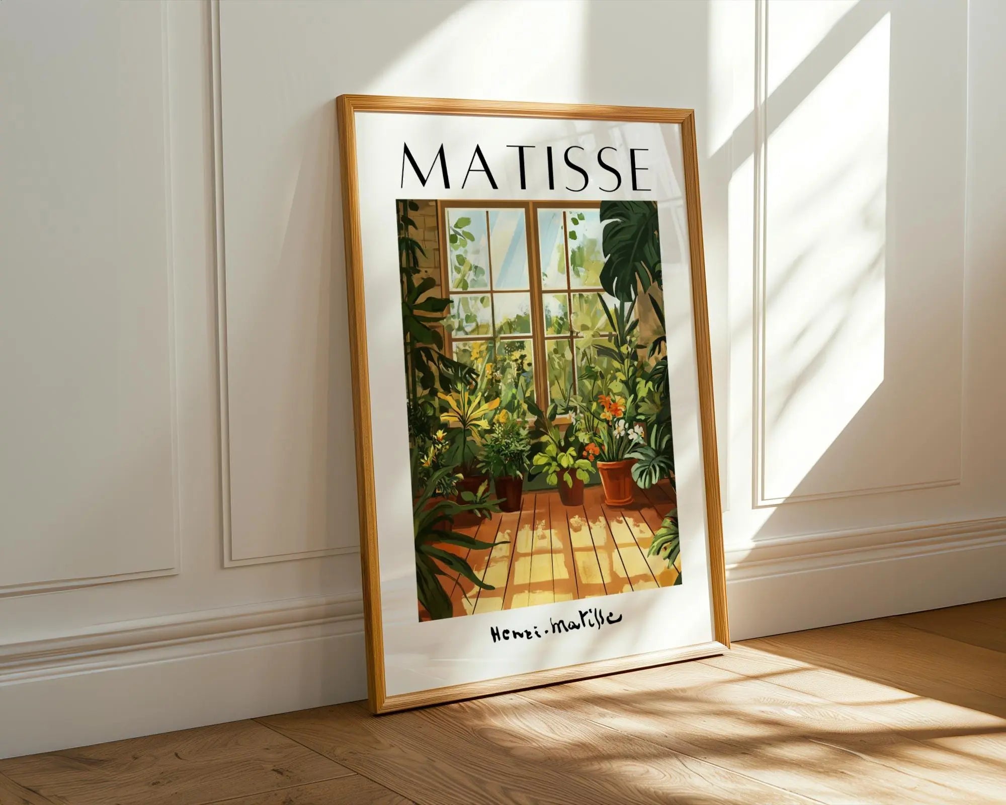 Henri Matisse Print | Inspired Greenhouse Art  | Boho Botanical Decor wall art print, modern home decor, unframed artwork by Nomad & Nest