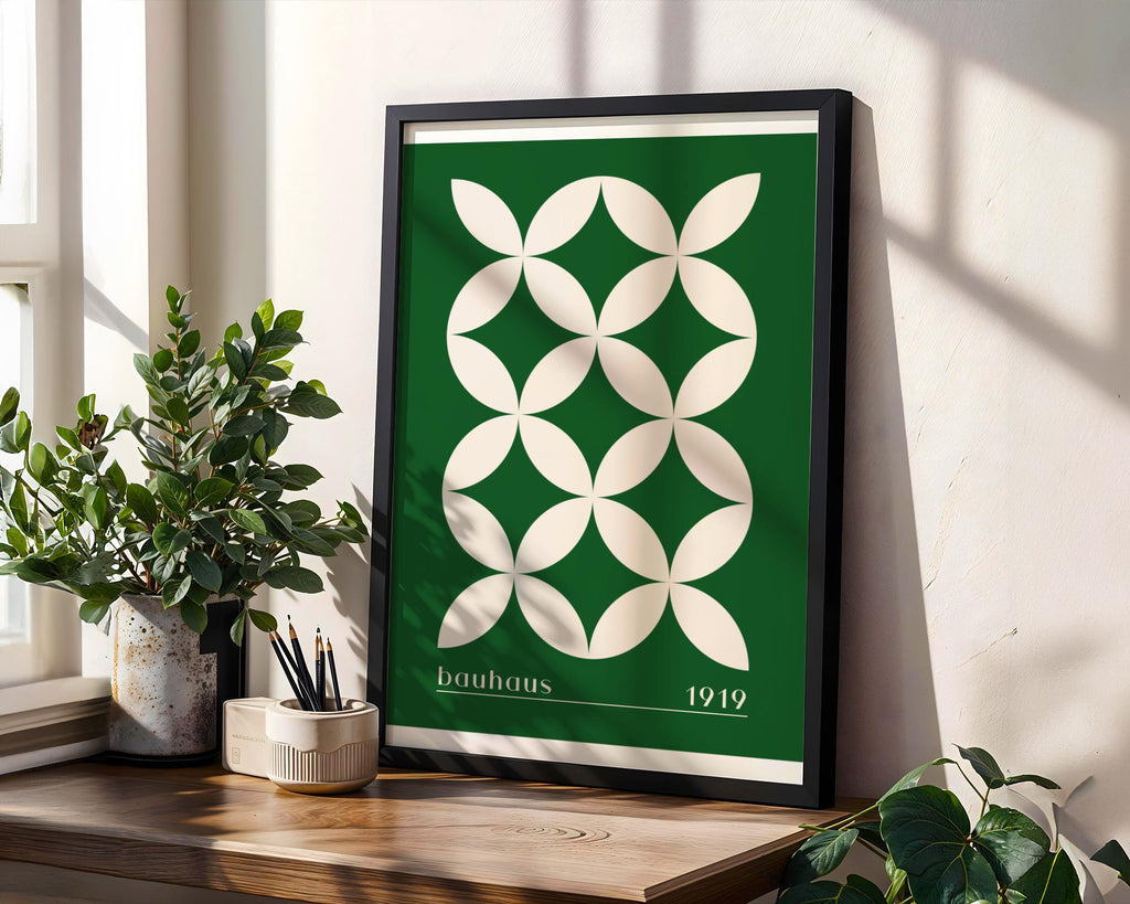Bauhaus Poster Geometric Wall Art | Mid-Century Modern Print wall art print, modern home decor, unframed artwork by Nomad & Nest