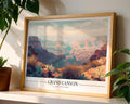 Grand Canyon Travel Poster | Vintage Desert Landscape Art Print wall art print, modern home decor, unframed artwork by Nomad & Nest