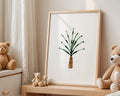 Playroom Ideas | Abstract Palm Plant Nursery Wall Art Botanical Decor Print wall art print, modern home decor, unframed artwork by Nomad & Nest