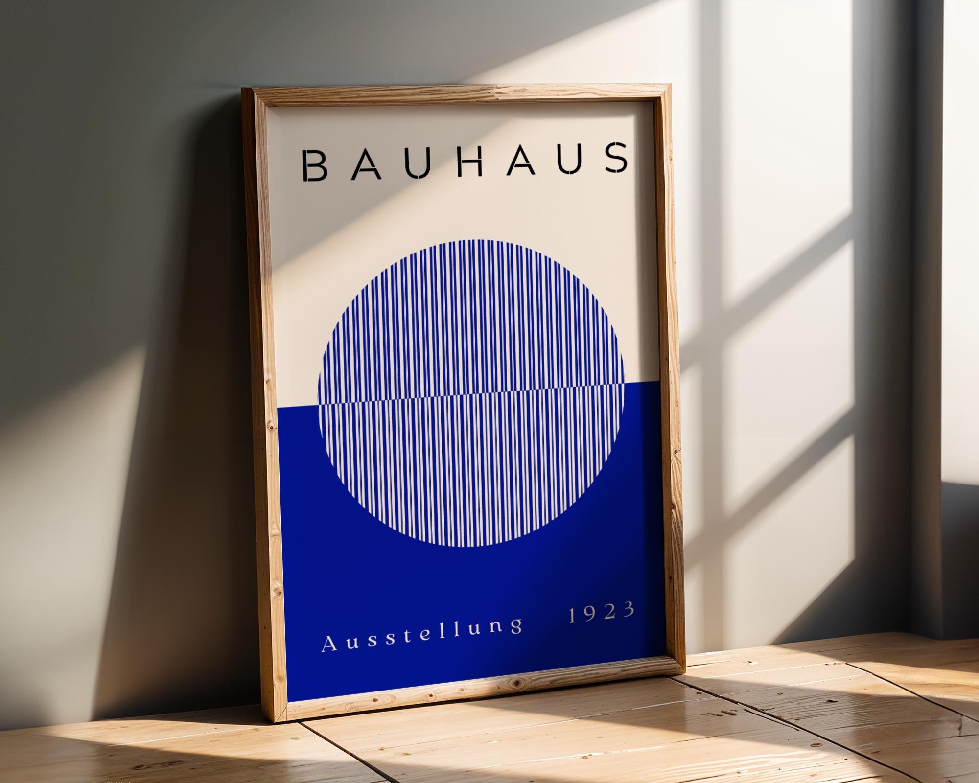 Bauhaus Poster Circle Art Print | Mid-Century Modern Geometric wall art print, modern home decor, unframed artwork by Nomad & Nest