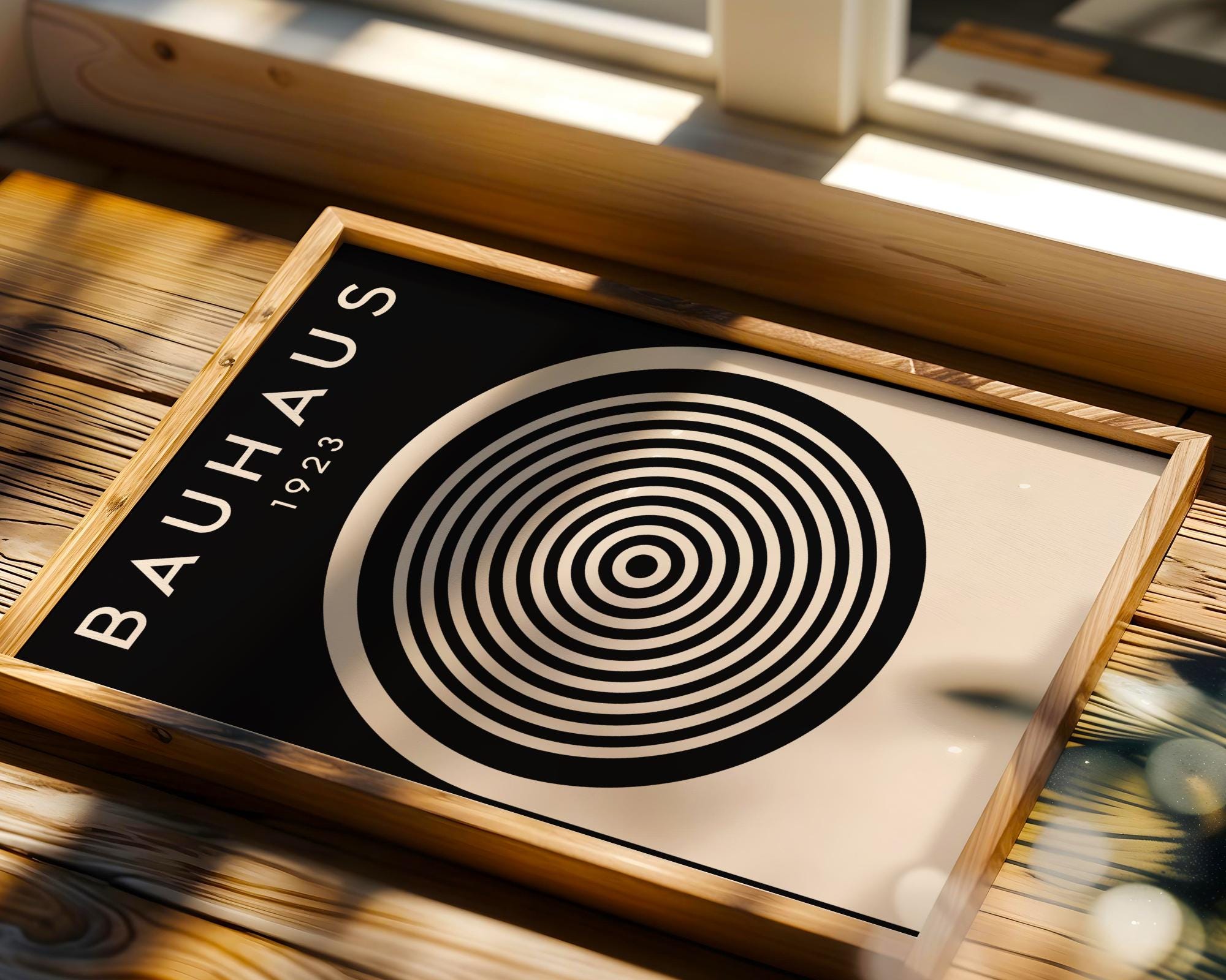 Bauhaus Poster Circle Art Print | Modern Geometric Wall Decor wall art print, modern home decor, unframed artwork by Nomad & Nest