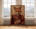Fox Ramen Art Print | Kimono Animal Poster wall art print, modern home decor, unframed artwork by Nomad & Nest