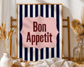 Positive Emotion | Bon Appetit Print | French Bistro Style Typography Wall Art wall art print, modern home decor, unframed artwork by Nomad & Nest