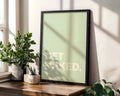 Positive Emotion | Get Naked Wall Art | Bold Modern Typography | Playful Bathroom Decor | Minimal Statement Poster wall art print, modern home decor, unframed artwork by Nomad & Nest