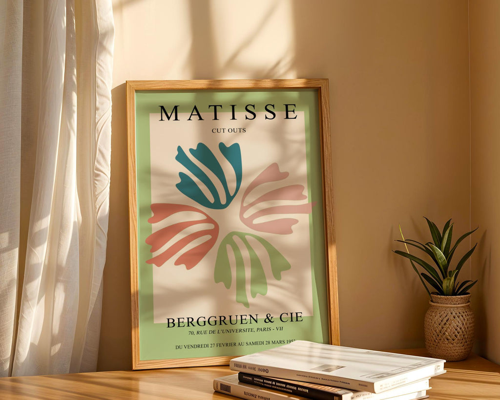 Henri Matisse Print | Cut Outs  | Colorful Abstract Leaf Art wall art print, modern home decor, unframed artwork by Nomad & Nest