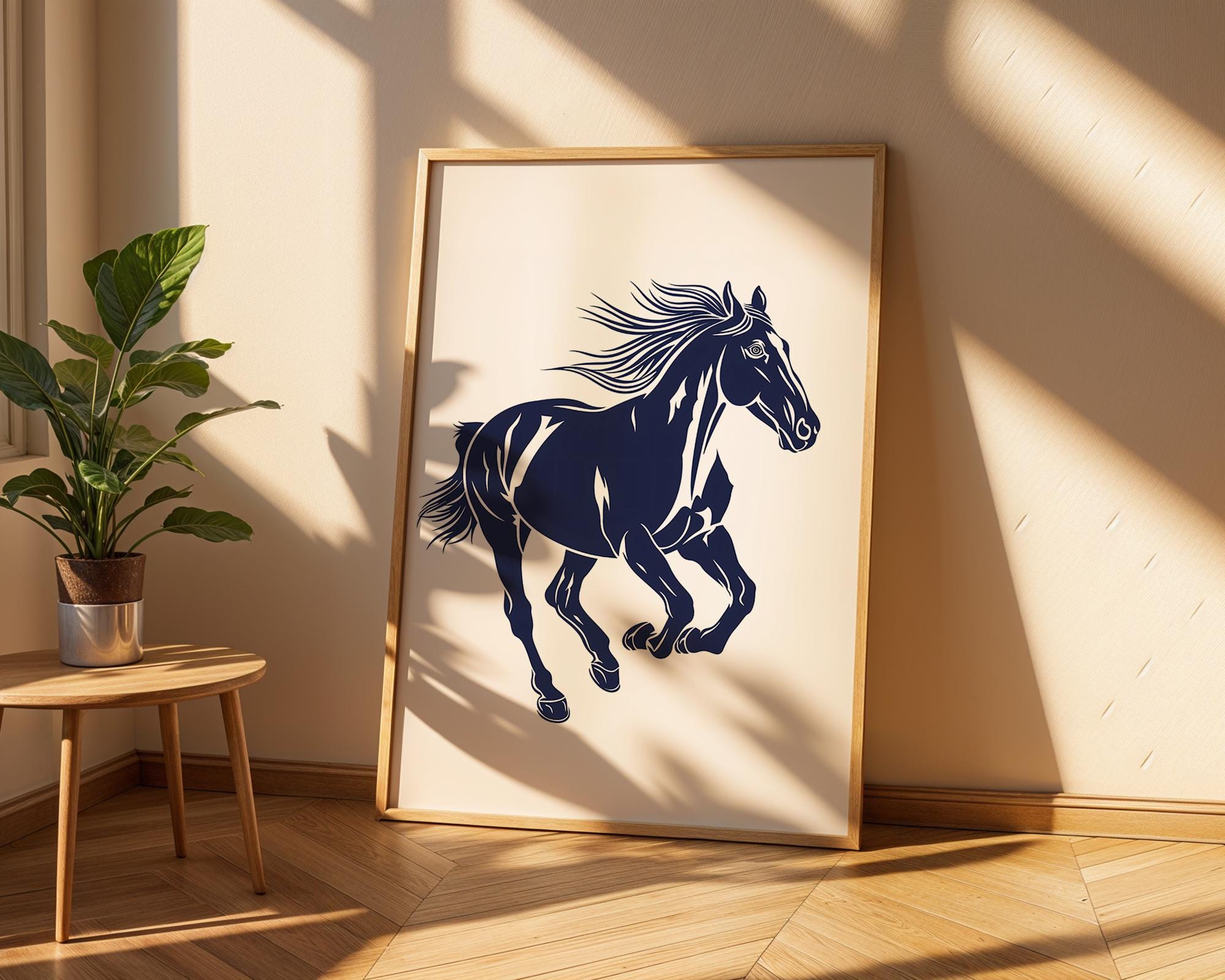 Equestrian Horse Art Print | Dynamic Animal Wall Decor wall art print, modern home decor, unframed artwork by Nomad & Nest