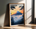 Japanese Poster | Mount Fuji Sunset Print – Hokusai  Landscape Art wall art print, modern home decor, unframed artwork by Nomad & Nest