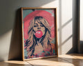 Modern Pop Art | Bubble Gum Girl Graffiti  Print | Urban Pop  Decor wall art print, modern home decor, unframed artwork by Nomad & Nest