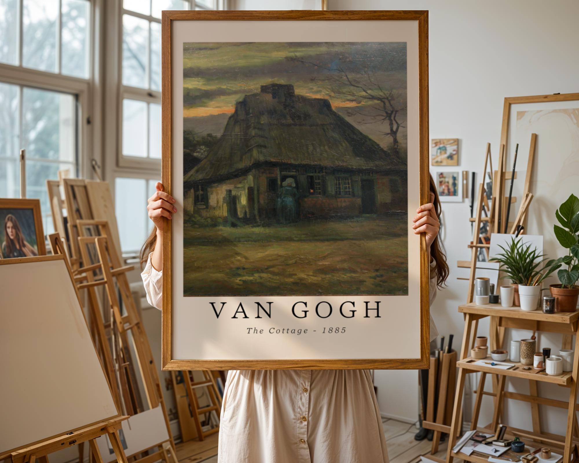 Van Gogh Print | The Cottage  - Vintage Impressionist Art wall art print, modern home decor, unframed artwork by Nomad & Nest