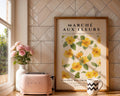 Yellow Floral Botanical Print | French Country Cottage Art wall art print, modern home decor, unframed artwork by Nomad & Nest