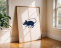 Mouse Wall Art Print | Modern Animal Decor for Nursery wall art print, modern home decor, unframed artwork by Nomad & Nest