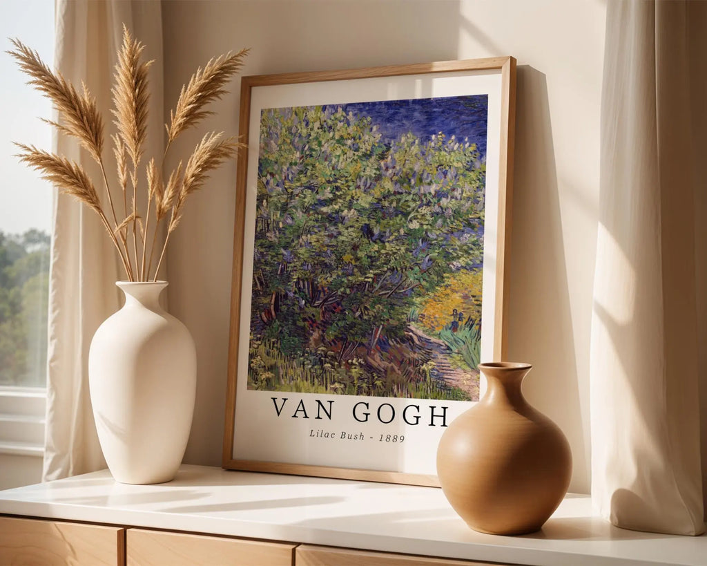 Van Gogh Print | Lilac Bush  - Vintage Impressionist Wall Art wall art print, modern home decor, unframed artwork by Nomad & Nest