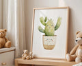 Cactus Nursery Art Print | Playroom Desert Plant Decor wall art print, modern home decor, unframed artwork by Nomad & Nest