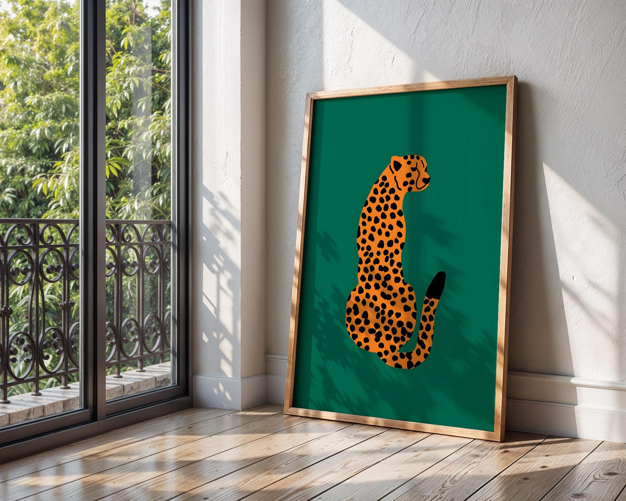 Minimalist Leopard Print | Modern Jungle Wall Art wall art print, modern home decor, unframed artwork by Nomad & Nest