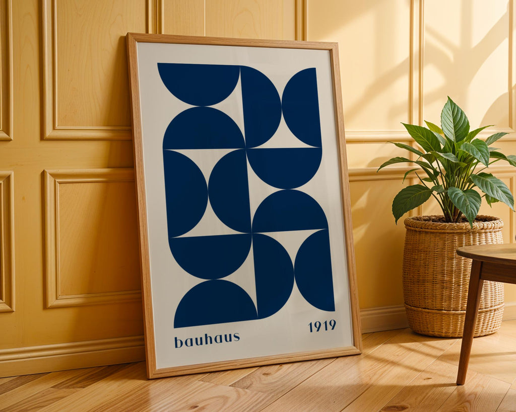 Bauhaus Poster Geometric Art Print | Mid-Century Modern wall art print, modern home decor, unframed artwork by Nomad & Nest