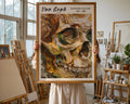 Van Gogh Print | Skull Art  | Expressionist Dark Academia Wall Decor wall art print, modern home decor, unframed artwork by Nomad & Nest