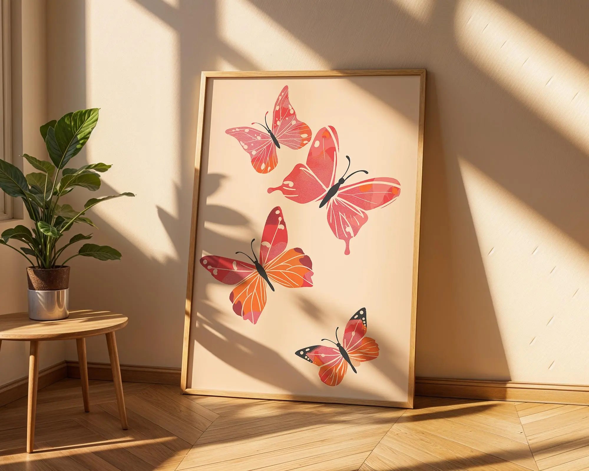 Colorful Butterfly Wall Art Print | Whimsical Insect Illustration wall art print, modern home decor, unframed artwork by Nomad & Nest
