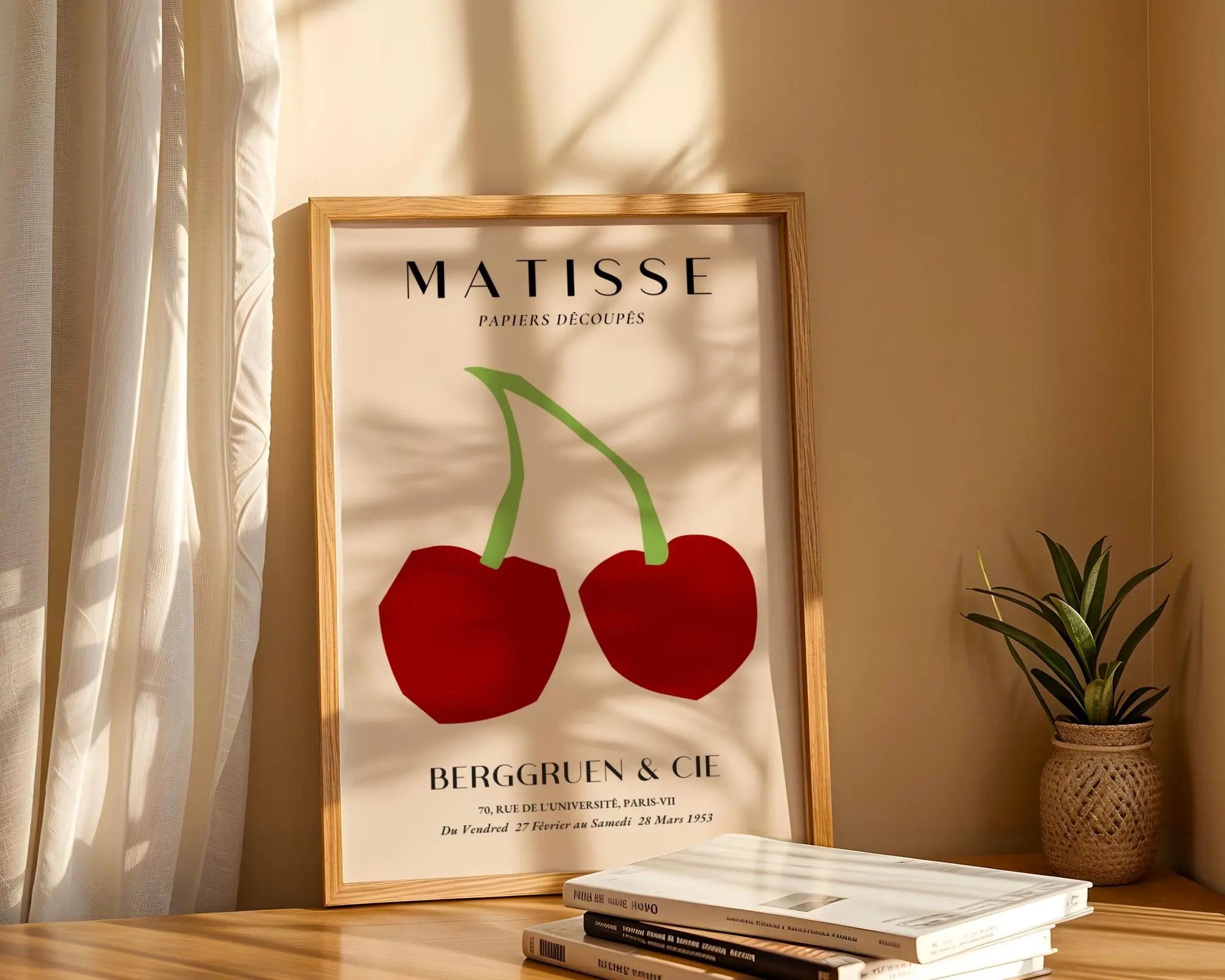 Henri Matisse Print | Cherry Art  | Modern Kitchen Wall Decor wall art print, modern home decor, unframed artwork by Nomad & Nest