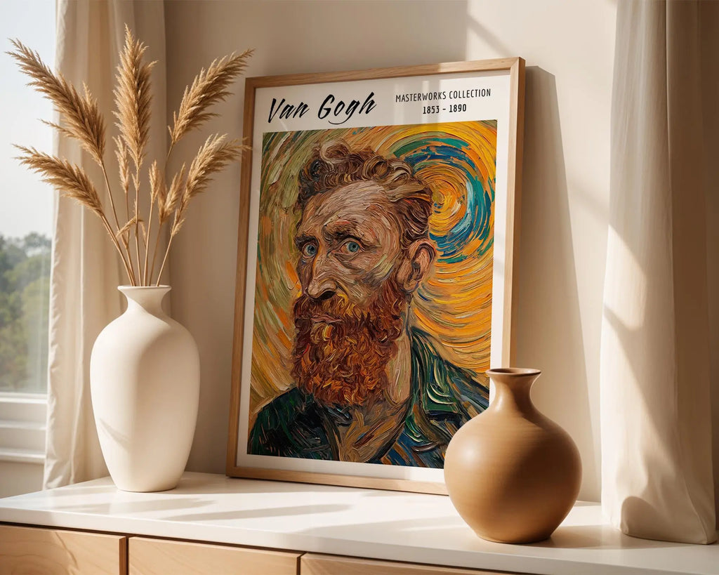Van Gogh Print | Portrait  | Impressionist Oil Painting Wall Art wall art print, modern home decor, unframed artwork by Nomad & Nest