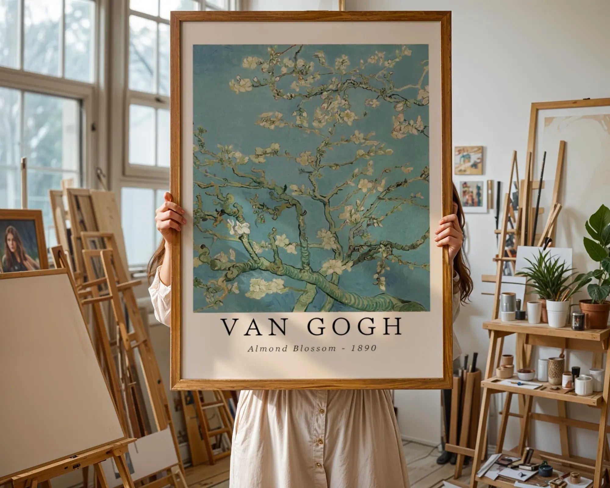 Van Gogh Print | Almond Blossom Art  | Vintage Floral Wall Decor wall art print, modern home decor, unframed artwork by Nomad & Nest