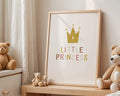Playroom Ideas | Little Princess Nursery Wall Art | Crown Baby Decor wall art print, modern home decor, unframed artwork by Nomad & Nest